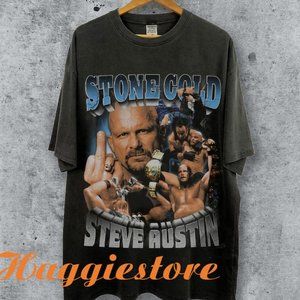 Limited Stone Cold 90s Vintage Oversized T-Shirt - Haggiestore Steve Austin